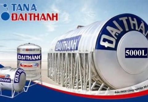 Bồn nước inox 4500 lít nằm Tân Á Đại Thành. Bồn nước inox 4500 lít nằm giá rẻ.