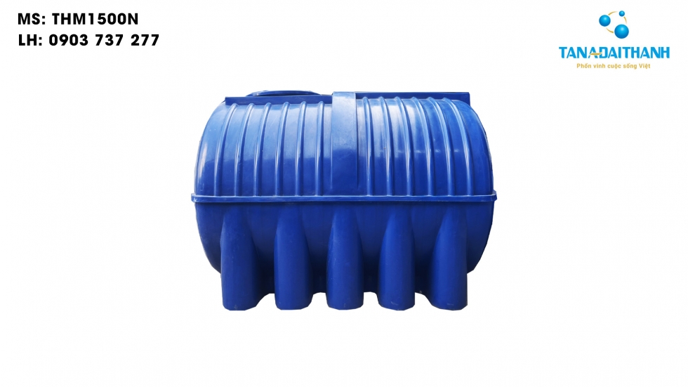  Bồn nước nhựa Đại Thành 1500l ngang