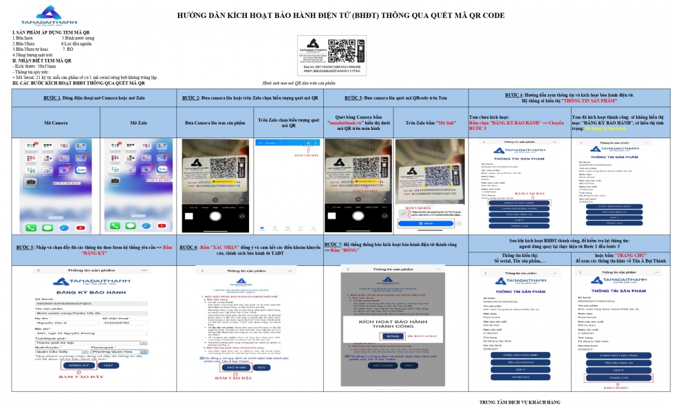 huong dan kich hoat bao hanh tan a dai thanh