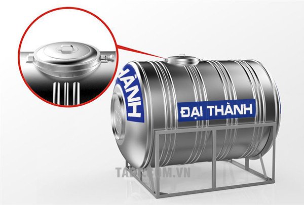 Công nghệ dập liền nắp của bồn nước inox Đại Thành 1500 lít