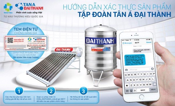 Xác thực bồn nước Đại Thành chính hãng